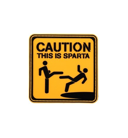 Caution this is sparta PVC velcro patch
