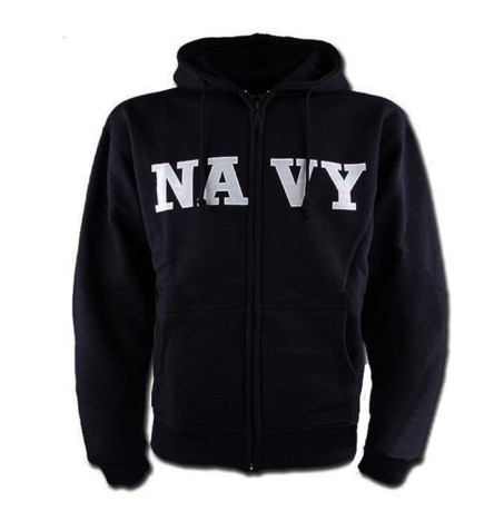 Felpa Navy con cappuccio