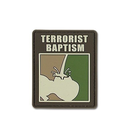 Terrorist Baptism PVC patch