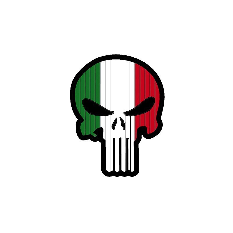 Italia Punisher pvc velcro patch