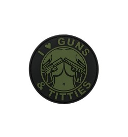 GUNS & TITTIES PVC Velcro Patch od