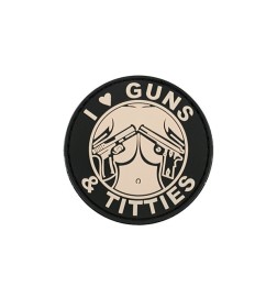 GUNS & TITTIES PVC Velcro Patch