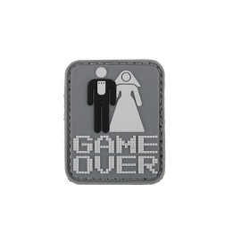 GAME OVER PVC Velcro Patch